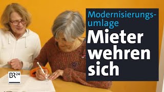 Mieter wehren sich gegen Mieterhöhung nach Modernisierung  Abendschau  BR24 [upl. by Leid]