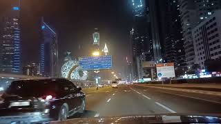 Sheikh Zayed Road Night View [upl. by Pazia]