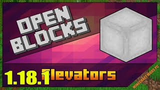 OpenBlocks Elevator Mod 1181 Download  How to install it for Minecraft PC [upl. by Dannie]