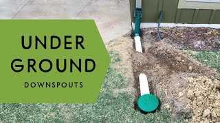 UnderGround Downspout Drainage Kit [upl. by Daphene]