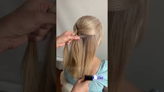 Amazing Hairstyle just with elasticsThe Creator of Quick and Easy Hairstyles [upl. by Erdried970]