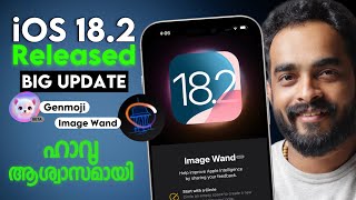 iOS 182 Beta 2 Released  What’s New  Battery Intelligence  Image Playground Malayalam [upl. by Nivra]