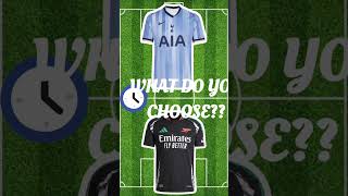 Tottenham Vs Arsenal  Kit Battle footballjersey football kit tottenham arsenal [upl. by Lehmann]