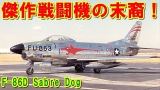 【アメリカ】傑作戦闘機の末裔『F86D』セイバードッグ！複雑な管制装置を搭載し運用が難しかったが重要な機種として航空自衛隊の「月光」になった機体の挑戦の記憶とは【ポイントＴＶ】エリア88 [upl. by Kohn942]