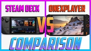 Steam Deck Vs OneXPlayer The Battle For The Handheld Design Specs Price Performance Impression [upl. by Crow]