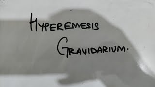 HYPEREMESIS GRAVIDARIUM [upl. by Nomyt]