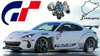 Gran Turismo 7  883HP Subaru BRZ S 21 Tune  Nurburgring Setup  2JZGTESupra Swap  GT7 shorts [upl. by Essa]