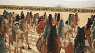 6400 Sword Follower Vs 4800 Roman Valets  Total War Rome 2 [upl. by Lowenstein]