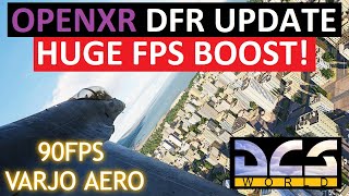 DCS World DFR UPDATE is a GAME CHANGER VARJO AERO ULTRA SETTINGS DOF Reality H2  F16 ENGINE OUT [upl. by Heber730]