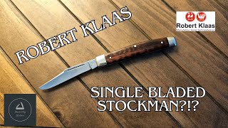 Robert Klaas single bladed stockman blade traditional solingen knife edc [upl. by Malsi282]