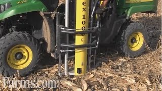 New Wintex 1000S Soil Sampling System on John Deere Gator In Action [upl. by Lorine]