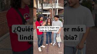 Quién es la mujer más linda de Colombia humor colombia colombianas bogota entrevista [upl. by Aggie890]