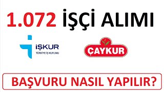 1072 İŞÇİ ALIMI KPSS ŞARTSIZ amp KPSS 60 PUANLA 1072 GEÇİCİ İŞÇİ ALIMI ÇAYKUR ALIMI [upl. by Colp]