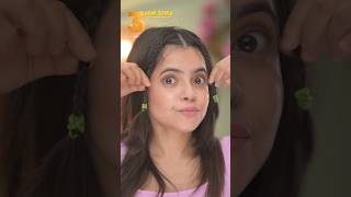 😊 Round Face মেয়েদের জন্য ৩টে Hairstyles 👩‍🦰 shorts munnaunplugged [upl. by Hujsak375]