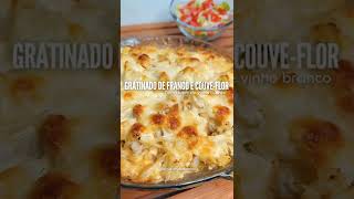 Couveflor gratinada com frango [upl. by Yddeg]