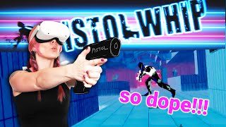 Pistol Whip VR Gameplay and Review  Oculus Quest 2 Gameplay  Best VR FPS Game [upl. by Ettore714]