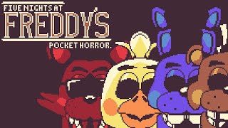 FNAF ON GAMEBOY  Five Nights at Freddys Pocket Horror  Night 1 [upl. by Araic63]