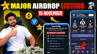 MAJOR AIRDROP LISTING CONFIRM  MAJOR AIRDROP PRICE  MAJOR AIRDROP NFT  MAJOR AIRDROP LISTING [upl. by Atenaz]