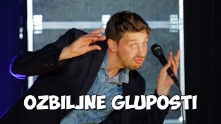 Tin Vodopivec  OZBILJNE GLUPOSTI 2015  Stand Up Comedy  Live in Zagreb [upl. by Nanerb874]