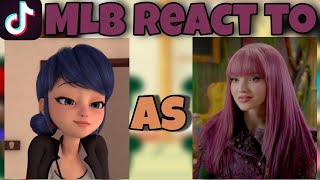 MLB react to Marinette as Mal  Descendants  Gacha Club [upl. by Demy]