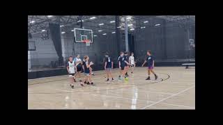 Gavin Kimberlin Homeschool 2025 63 G vs Clopton High School 9102023 Playmaker Shot blocker Speed [upl. by Wartow]