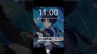 Tutorial on get the Hoyo Alarm I tried genshin genshinimpact wanderer hoyo hoyolab tutorial [upl. by Assecnirp]