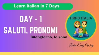 🔴Live Learn Basic Italian in 7 Days  easy way Learn Italian  Italian class for beginners A1 [upl. by Maggee]