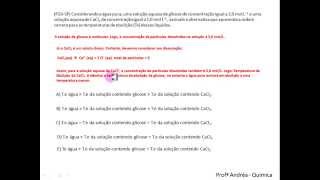 propriedades coligativas temperatura de ebulição [upl. by Florian]