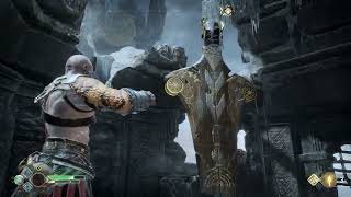 Fighting To The Largest Hammer Giant God Of War 48 [upl. by Lefton]