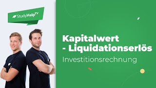 Kapitalwert  Liquidationserlös berücksichtigen StudyHelp [upl. by Marcella]