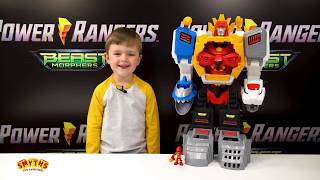 Unboxing the Playskool Heroes Power Rangers Power Morphin Megazord  Smyths Toys [upl. by Eanar]