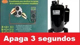 ¿Por qué el compresor de aire acondicionado arranca e inmediatamente se apaga y Qué hacer [upl. by Ithaman]