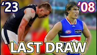 EVERY AFL TEAMS LAST DRAW [upl. by Enimsaj]