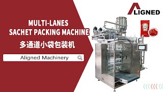 Multilanes Sachet Packing Machine [upl. by Atnoek]