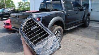 2019 RAPTOR gets full CARBON FIBER INTERIOR Pt3 [upl. by Bodrogi696]