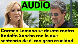 😱 Carmen Lomana DESTROZA a Rodolfo Sancho ¡Sus palabras son CRUELES 😠 [upl. by Garrity]