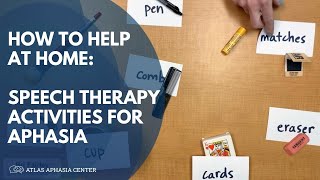 How to Help at Home Speech Therapy Activities for Aphasia [upl. by Ivett744]