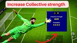 How to Increase Collective Strength in Pes 2023 Mobile efootball2023mobile pes2023 mobilegame [upl. by Dine]