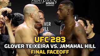 UFC267 weighins Jan Blachowicz vs Glover Teixeira highlights [upl. by Yraht]