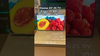 Hisense TV 43 inch 4K Google TV Price in Bangladesh  43A6F3  4KTV smarttv [upl. by Hayward]