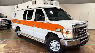 2012 Ford E350 Type II AEV Ambulance for sale by Pilip Ambulances Used Ambulance in excellent shape [upl. by Aenea]