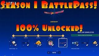 Bopzio Season 1 Battlepass 100 UNLOCKED [upl. by Merralee938]