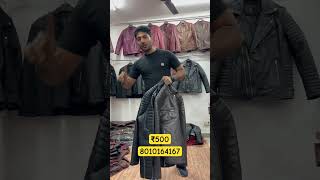 Original leather manufacturers in Delhi leather jacket shortsvideo [upl. by Finegan]