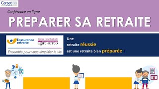 🖥️ Conférence en ligne  Préparer sa retraite [upl. by Atoel]