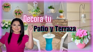 Como DECORAR tu PATIO o TERRAZA  Decoración 2023 [upl. by Noruq209]