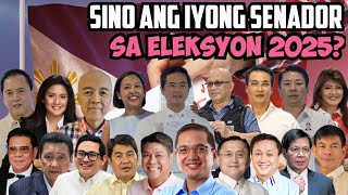 Sino ang Manok Mo sa PagkaSenador Mga Kandidato sa PagkaSenador sa Halalan 2025 senator [upl. by Ellasal]