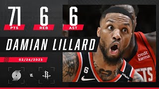 Damian Lillard drops 71 PTS becomes 8th player to ever have 70 PTS 😳  NBA on ESPN [upl. by Gillett]