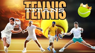 Top 10 Greatest Mens Tennis Players of All Time [upl. by Ydna]