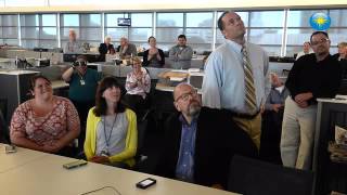 Heres what it looks like when you win the 2016 Pulitzer Prize for Investigative Reporting Congrat [upl. by Nerw]