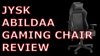 Jysk ABILDAA gaming chair review  looks good but has some quality issues [upl. by Francesco]